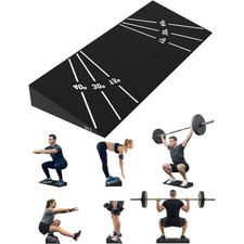 1000LBS Squat Wedge Block 15° Non-Slip Heel for Knee Over Toes Training Home Gym picture