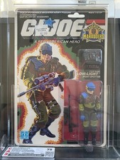 VINTAGE GI JOE 1989 LOWLIGHT V2 SLAUGHTER’S MARAUDER MOC 34 BACK CAS GRADED 75 picture