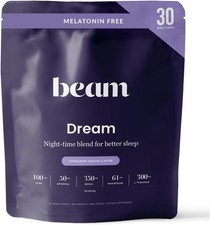 BEAM Dream Sleep Powder Cinnamon Cocoa L-Theanine Reishi Magnesium 30 Servings picture