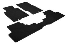 For 08-13 Infiniti G37 2D 3 Pcs OE Fitment Black Front Rear Carpet Floor Mat Set picture