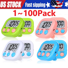 Large LCD Digital Kitchen Cooking Timer Count Down Up Clock Loud Alarm Magnetic picture