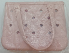 BOGG BAG BUNDLE | QUILTED ROSE PETAL BITTY BOGG BAG | Haute Pink BOGGS N' ENDS  picture