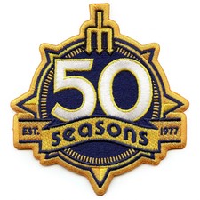 2026 Seattle Mariners 50th Anniversary Sleeve Patch Official MLB Logo picture