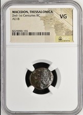 Thessalonica Macedon Kingdom Ancient Greek 2nd-1st Century BC NGC Graded VG picture