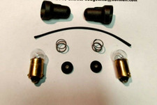 LIONEL 70-2 LAMP HOUSING 395 LIGHT TOWER 2 HOUSING-2 BULB-2 SPRING-2 EYELET-WIRE picture