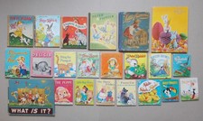Vintage lot 20 children's books damaged for scrapbooking junk journals collage + picture