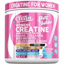 Clean Nutra Women Creatine Powder Collagen Inositol Muscle Hormone Support picture