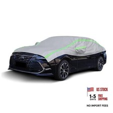 Half Car Cover Sedan with Green Reflective Strip, Hail Sedan(see size table) picture
