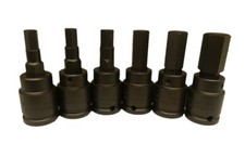 WHITE-USA 6pc ALLEN BIT SET 1/2