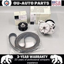 NEW OEM Serpentine Belt Drive Kit A2722000270 For Mercedes C300 C350 E350 E550 picture