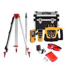 500m Self-leveling Red Laser Level 360 Rotating Rotary with Tripod Staff picture