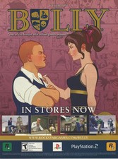 2006 Bully Playstation PS2 Rockstar Games Print Ad  | POSTER 24