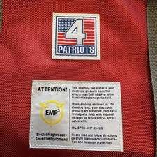 4Patriots Lion Energy MIL-SPEC 461-F R5-105 EMP Shielding Bag For Electronics picture
