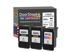 DoorStepInk Compatible Ink Cartridge for HP 260XL 261XL 3 PK- USA picture