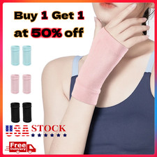 2 Pairs Wrist Brace Support Compression Sleeve Arthritis Gym Carpal Tunnel Hand picture