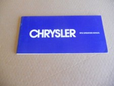 NOS Original 1972 Chrysler Operating Instructions Owners Manual picture