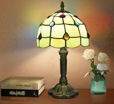 crefotu Table Lamp 8in Stained Glass 3 Color Temperatures Phoenix picture