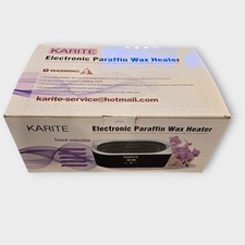 BRAND NEW Karite FHC-4000A Black Touch Induction Electronic Paraffin Wax Heater picture