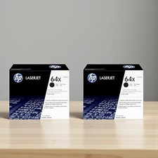 HP 64X High Yield Black 2-Pack Original LaserJet Toner Cartridge CC364X picture