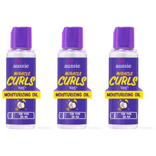 3-Pack Aussie Miracle Curls Coconut Curl-Defining Hair Oil 3.2 fl oz picture