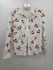 Pre-Owned Boden White Size 8 Button Down picture