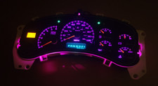 99-02 SILVERADO SIERRA TAHOE INSTRUMENT GAUGE CLUSTER SPEEDOMETER *MILES PROGRAM picture