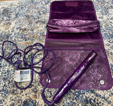 Vintage 2008 Authentic ghd IV Purple Hair Straightener + Travel Bag picture