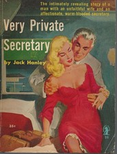Intimate Novel No. 26 Very Private Secretary by Jack Hanley VINTAGE SLEAZE picture