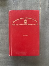 1974 NATIONAL REGISTER OF PROMINENT AMERICANS & INTL NOTABLES picture