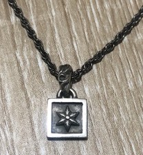 Authentic 1998 Chrome Hearts Framed CH Plus Star Pendant – Vintage New York Find picture