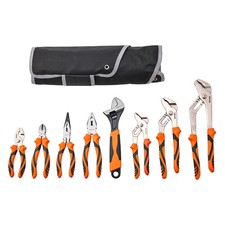 VEVOR Pliers Set Groove Joint Pliers 8-Piece High Carbon Steel 12