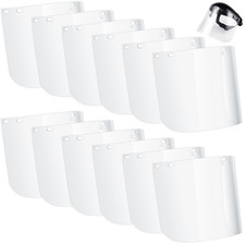 12 Pcs Clear Face Shield Replacement for Grinding and Cutting, 15X 8X picture