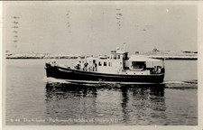 RPPC The Kiboko Boat Portsmouth NH to Isles of Shoals Postcard 1961 Ferry picture
