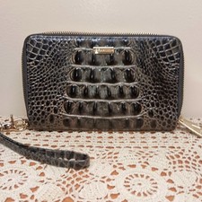 NWOT RARE Brahmin Zora Double Zip Leather Wallet/ Wristlet picture