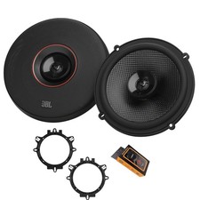 JBL Club 64SQ 6.5” 2-Way Car Speakers 225W Peak + A65S 6.5” Speaker Adapter picture