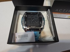 Activa X Invicta Zalix ACW8130-002 46mm Men’s Sport Watch Light Blue NIB $99 Ret picture