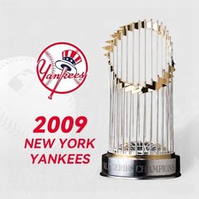 MLB 2009 World Series Trophy New York Yankees Resin 11.81in Replica Trophy picture