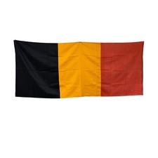 1939-1945 WW2 Belgium Flag Banner Cotton 27” X 61” picture