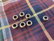 Set of Nickel Vintage 1970s 1980s Japan Guitar Tuner Bushings/Ferrules- 6mm picture