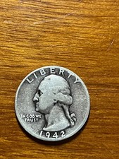 1942 S Washington Quarter VG Low Shipping Fee picture