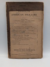 1888 Journal of American Folk-Lore Vol 1 No 1 Franz Boas J Owen Dorsey picture
