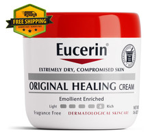 Eucerin Original Healing Cream 16oz – Fragrance-Free Moisturizer for Dry Skin picture