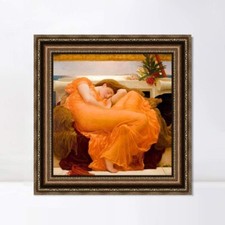Framed Wall Art Giclee Print Flaming June by Frederick Leighton 28