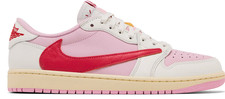 NEW Travis Scott x Air Jordan 1 Retro Low OG Sail Tropical Pink IQ7604-101  picture