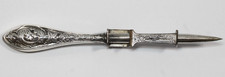 Antique Sterling Silver  Sewing Awl Stiletto   # 0515 picture