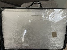 Bloomingdale’s NWT 100% Silk Jacquard Pillow Goose Down 25oz Standard 700 picture