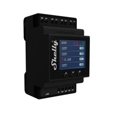Shelly Pro 4 PM. 40A DIN Rail 4-channels smart relay w/power metering (Open Box) picture
