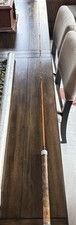 Vintage Gene Edwards De Luxe #40 Bamboo Spinning Rod 7’ / 7’6” 2 Tips Bag Tube picture
