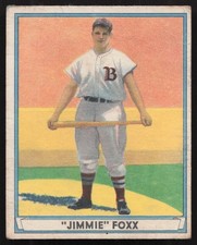 1941 Play Ball - Red Sox Jimmie Foxx #13 © 1941 on Back HOF GOOD NICE CARD picture