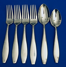 Set of 6 Oneida COMET 4 Salad Forks  7 1/8 